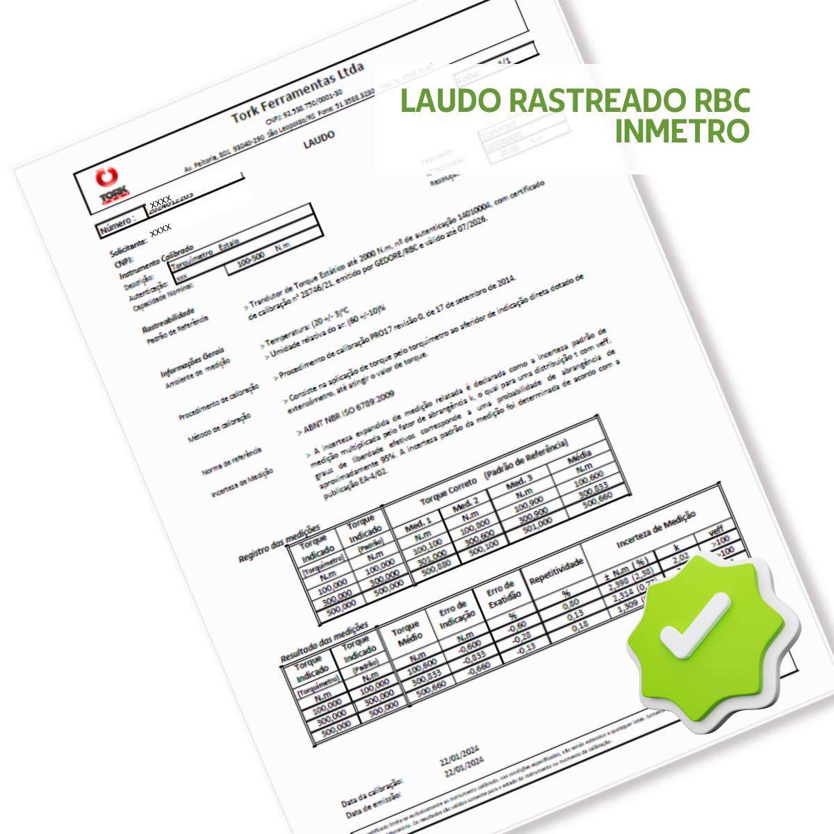 TRC20PA Torquímetro Relógio 0 a 20 kgf.m