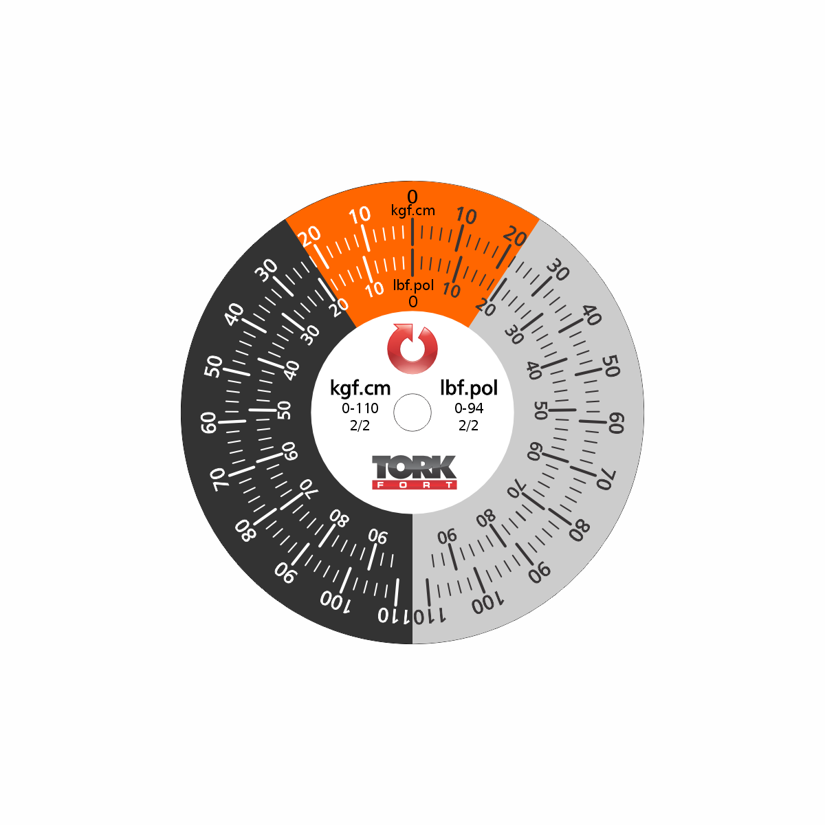 TRCA110PA Torquímetro Relógio 0 a 110 kgf.cm