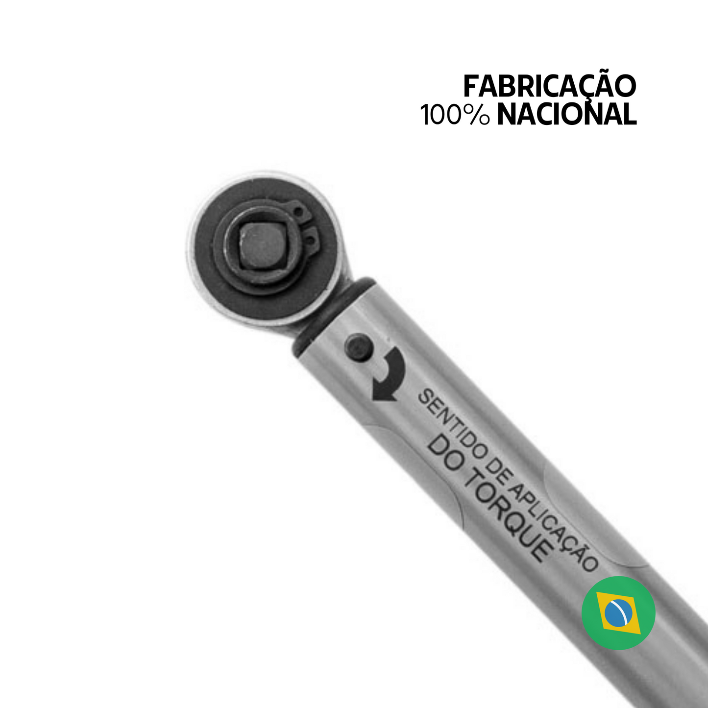 TEC50R Torquímetro Estalo 5 a 50 N.m Catraca 1/2", 3/8", 1/4" e bits 1/4"