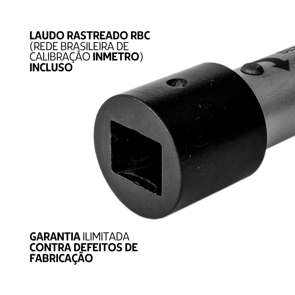 TIR2501418 Torquímetro Estalo 50 a 250 N.m Encaixe 14x18mm