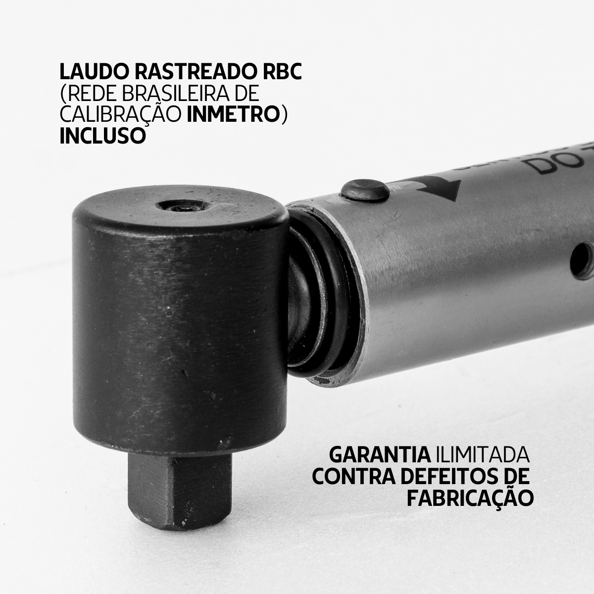 TEC5012 Torquímetro Estalo 5 a 50 N.m Cabeça Fixa 1/2"