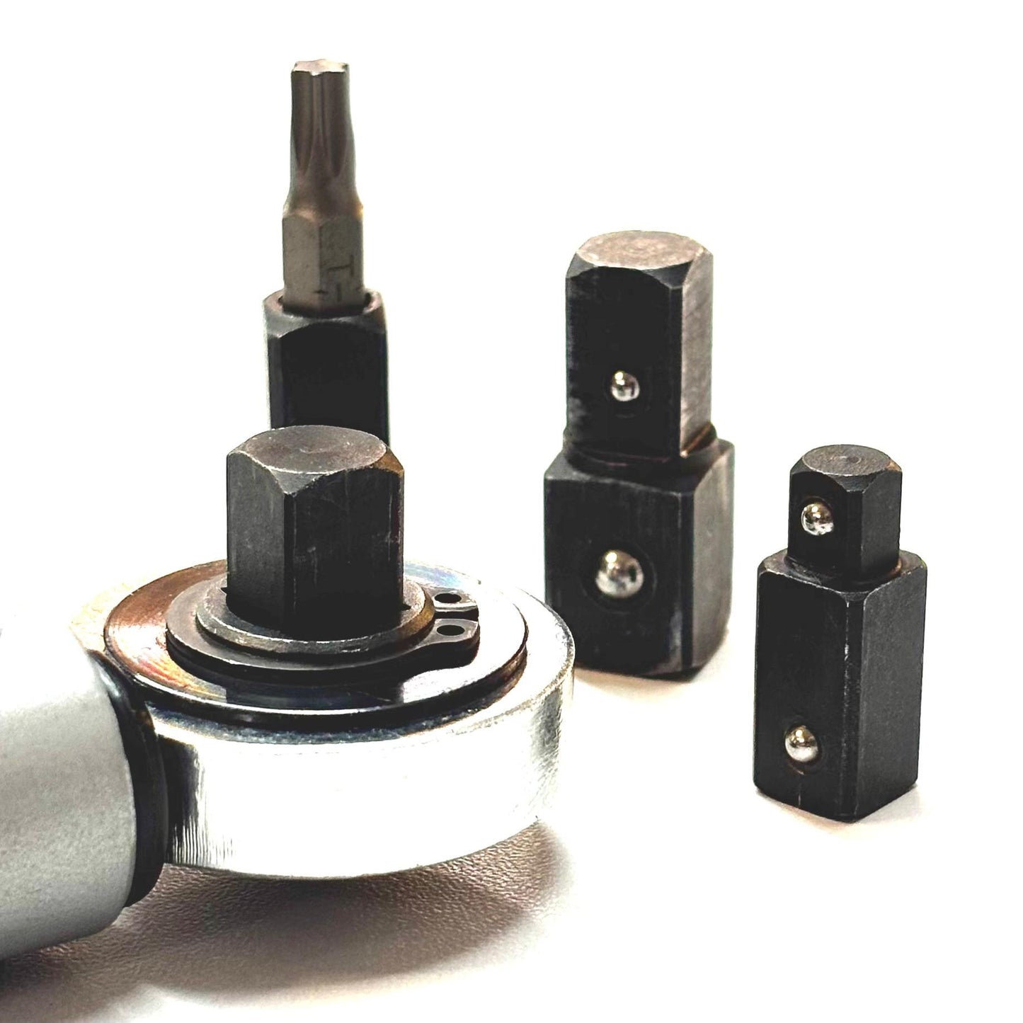 TEC50R Torquímetro Estalo 5 a 50 N.m Catraca 1/2", 3/8", 1/4" e bits 1/4"