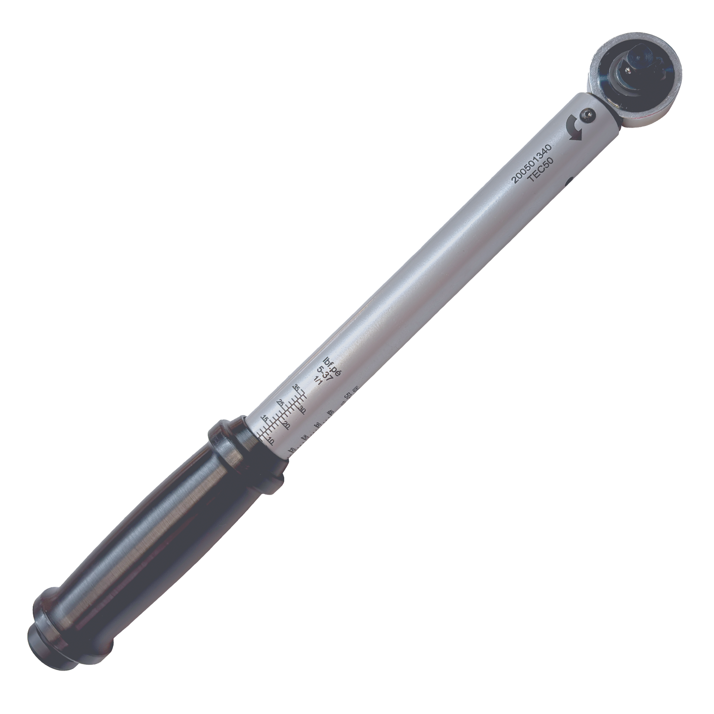 TEC50R Torquímetro Estalo 5 a 50 N.m Catraca 1/2", 3/8", 1/4" e bits 1/4"