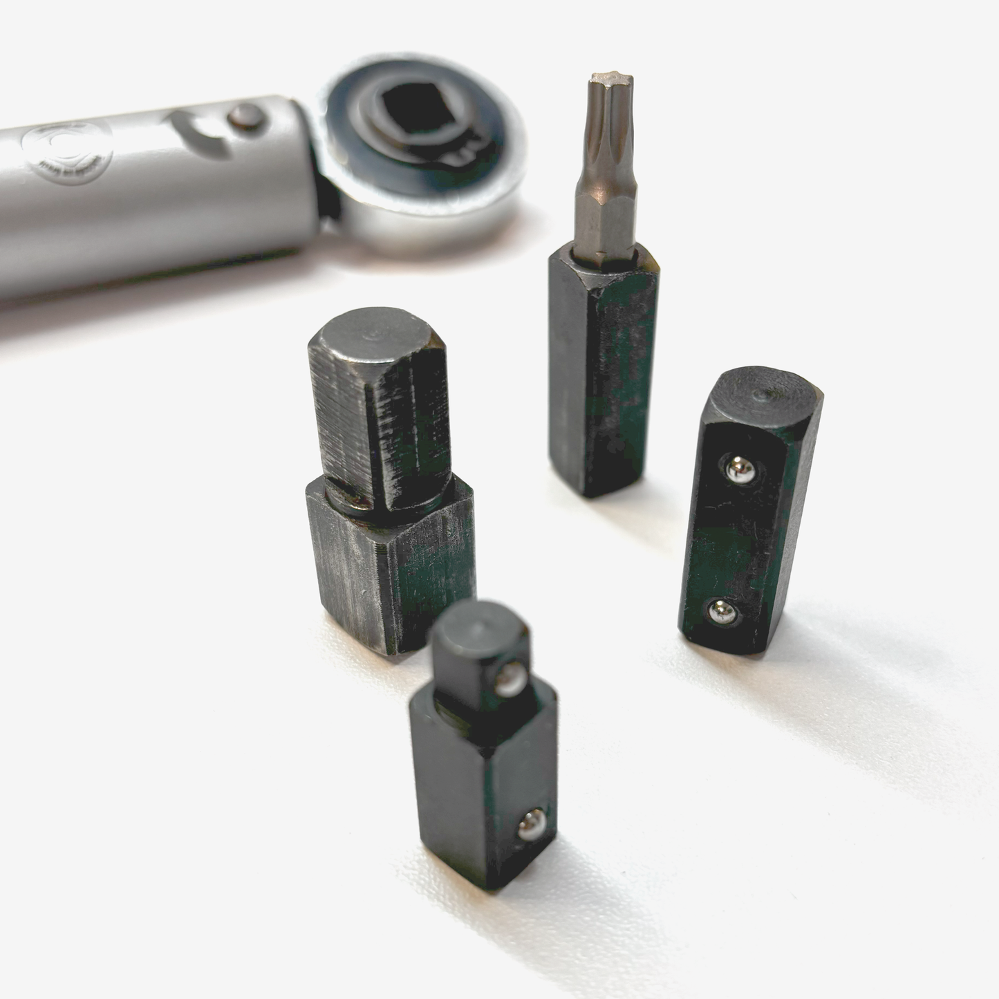 TEC50R Torquímetro Estalo 5 a 50 N.m Catraca 1/2", 3/8", 1/4" e bits 1/4"